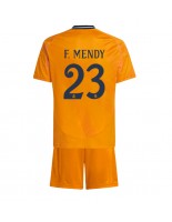 Real Madrid Ferland Mendy #23 Vieraspaita Lasten 2024-25 Lyhythihainen (+ shortsit)